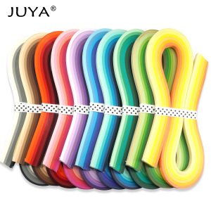 Juya Paper Quilling Set 54cm Length Up to 42 Shade Colors 6 Pack 7 Brown Colors,Width 10mm 