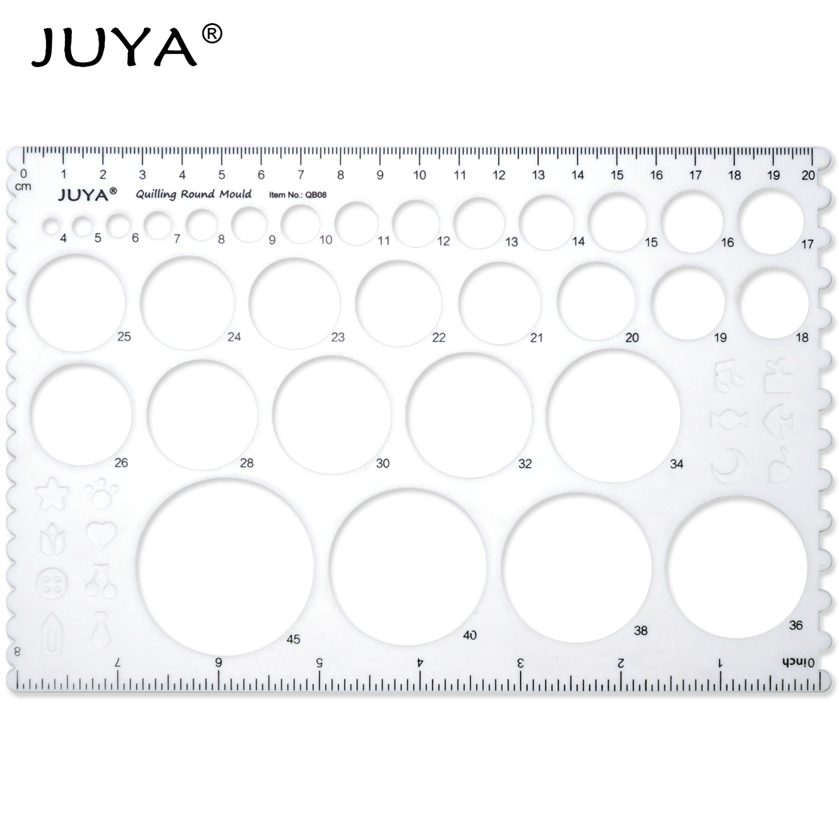 JUYA Paper Quilling Kit with Blue Tools 960 Strips Board Mould Crimper Coach Comb (Paper Width 3mm with Glue)